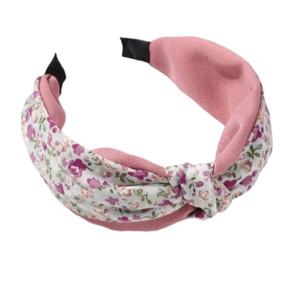 Pink Ditsy Floral Headband - Picture 4 of 5